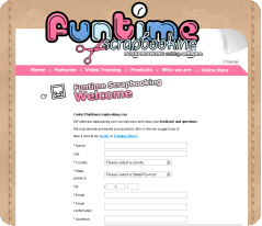 Funtime Scrapbooking contacter-nous
