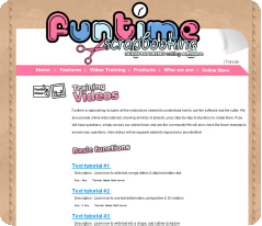 Funtime Scrapbooking guide vidéos