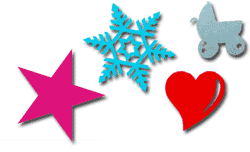 Create and cut shapes with funtime scrapbooking