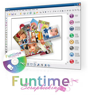 Click here for Funtime Scrapbooking Software features