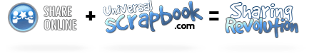 Share your projects with universalscrapbook.com