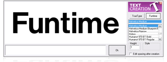 Text window