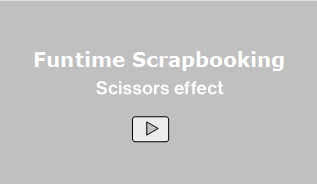 Video scissor effect